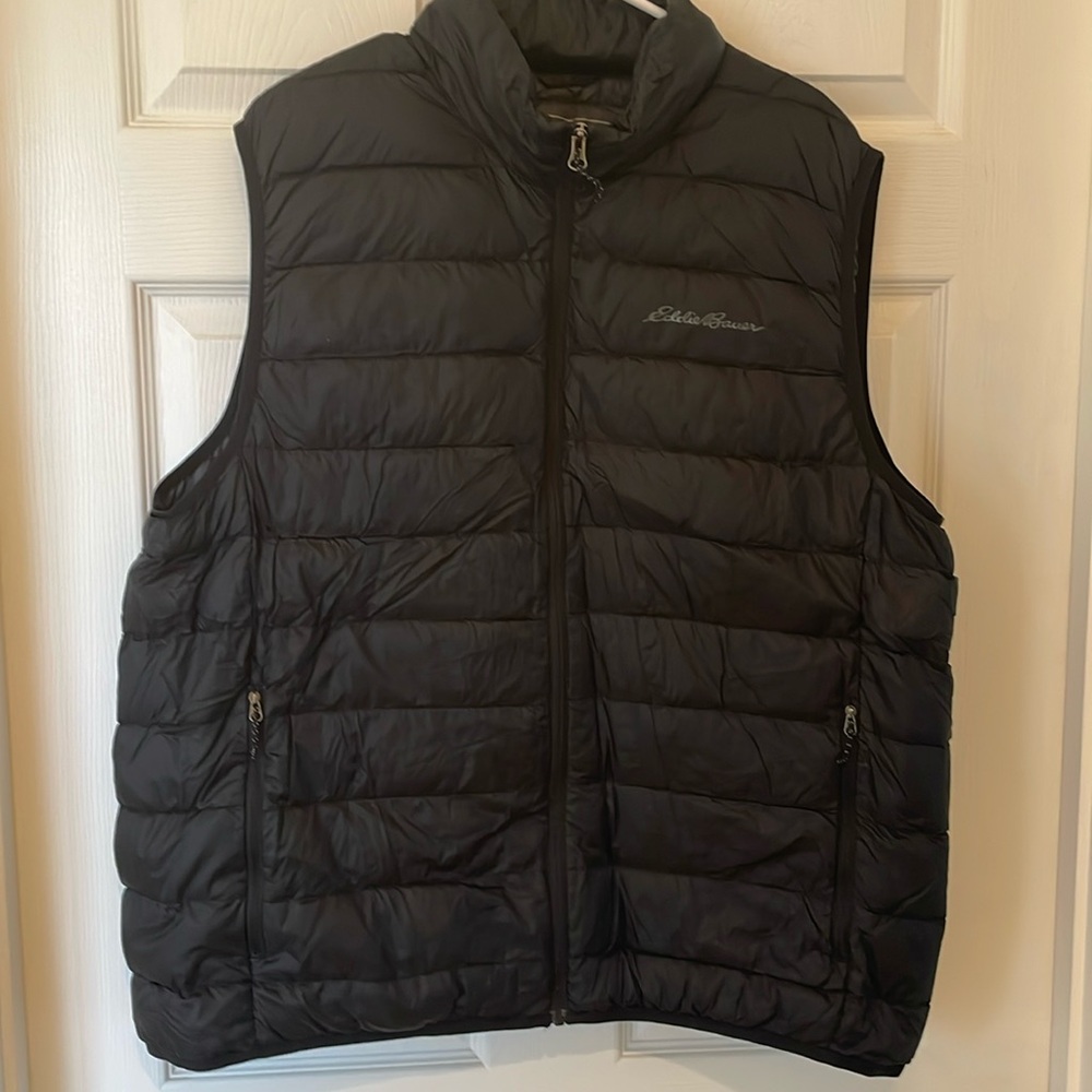 Eddie Bauer black down vest